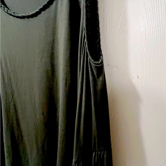 CHICOS SIZE 1 WOMENS GREEN BLOUSE LONG SLEEVES - Picture 2 of 10